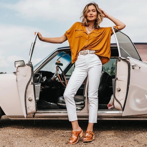 Freebird Caprice sandals cognac 7 gently used - Picture 2 of 7